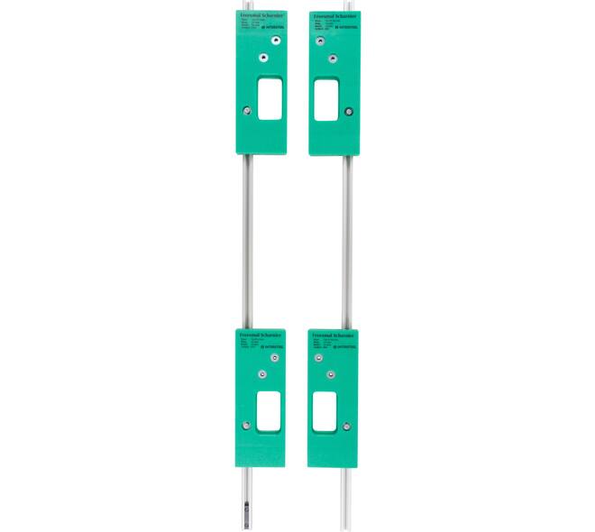 Freesmalset 2x 1000mm 4-delig tbv 4 bladscharnieren 76x76mm