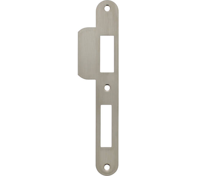 Sluitplaat 192x25x1,5mm tbv 72pc SKG sluitkom 950803 DIN rechts rvs