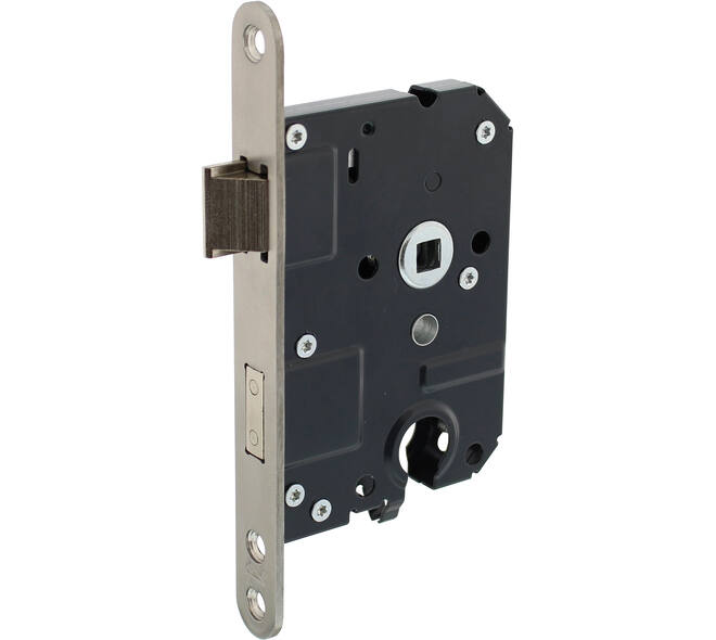 SKG1 veiligheidscilinderslot 55mm, rvs voorplaat afgerond 20x174