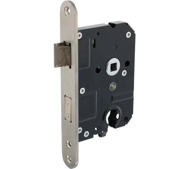 SKG2 veiligheidscilinderslot 55mm, rvs voorplaat afgerond 25x174