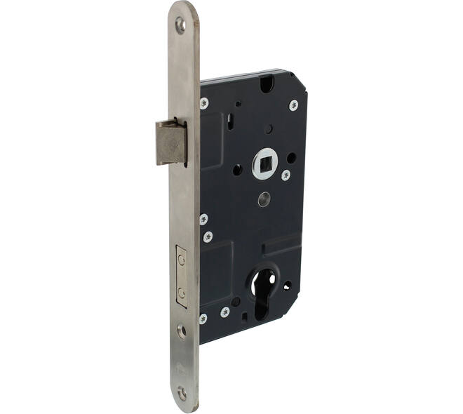 SKG2 veiligheidscilinderslot 72mm, rvs voorplaat afgerond 25x238
