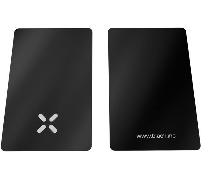 Black X NFC kaarten zwart set van 4 stuks