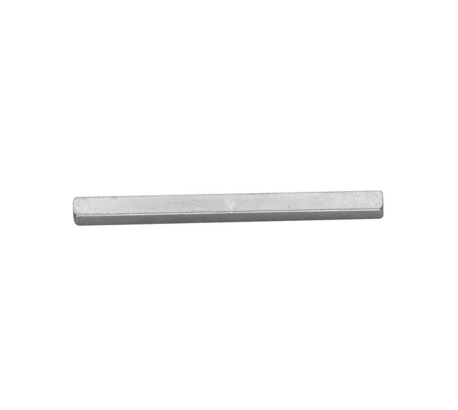 Stift beide zijden hol 7x125mm