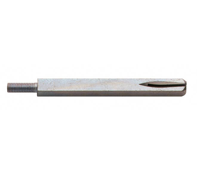 Wisselstift schroefdraad M6/zaagsnede 8x90mm