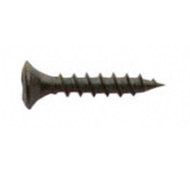 Houtschroef 3,5x20mm lenskop zwart