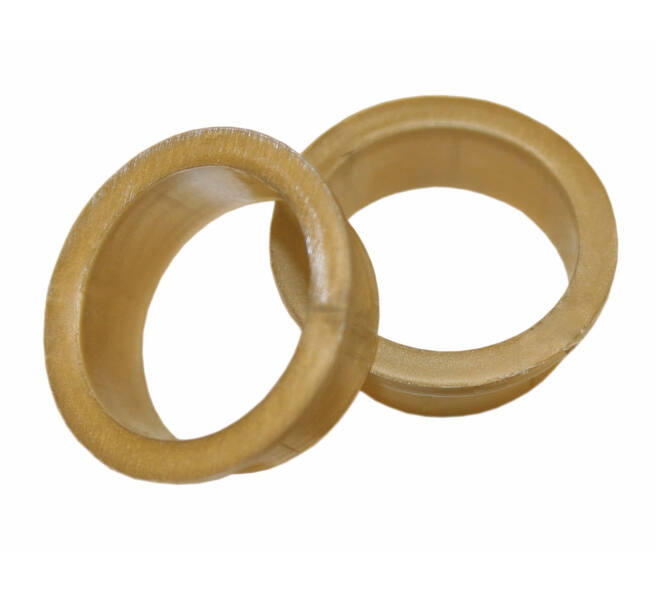 Halsring ø23x1mm reductiemaat ø20mm-18mm nylon bruin