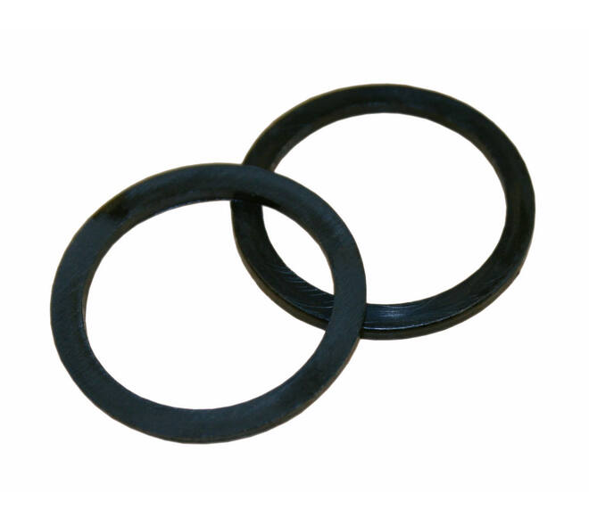 Halsring plat ø22,5x1,3mm binnenmaat ø18mm nylon zwart