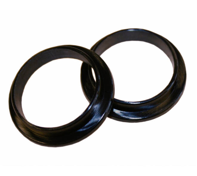 Halsring ø20x1mm reductiemaat ø18mm-16mm nylon zwart