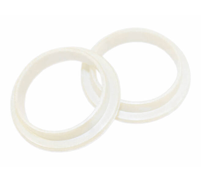 Halsring ø23x1mm reductiemaat ø20mm-16mm nylon wit