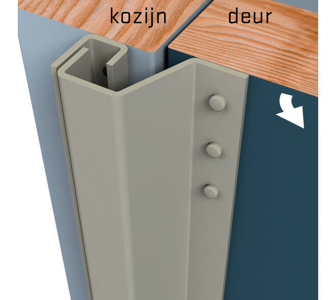 SecuStrip Plus buitendraaiend 0-6mm 2115mm Epoxy primer