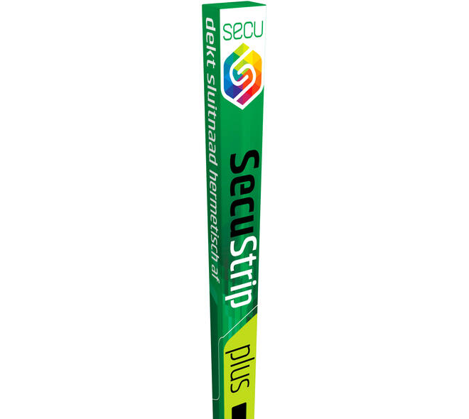 SecuStrip Plus buitendraaiend 0-6mm 2300mm wit