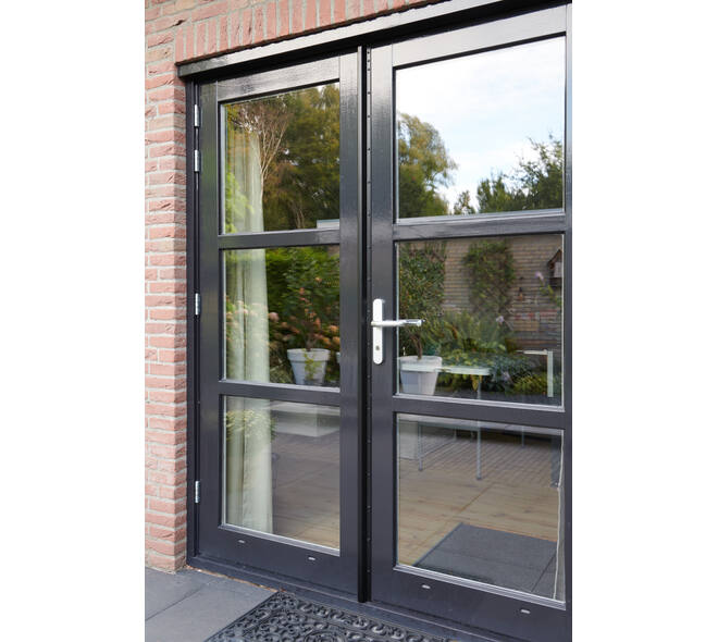 SecuStrip Plus buitendraaiend 0-6mm 2300mm zwartgrijs