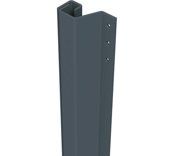 SecuStrip Plus buitendraaiend 0-6mm 2300mm grijs ral 7012