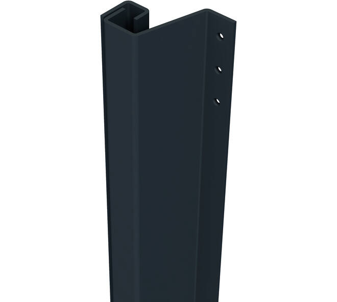 SecuStrip Plus buitendraaiend 14-20mm 2300mm zwartgrijs