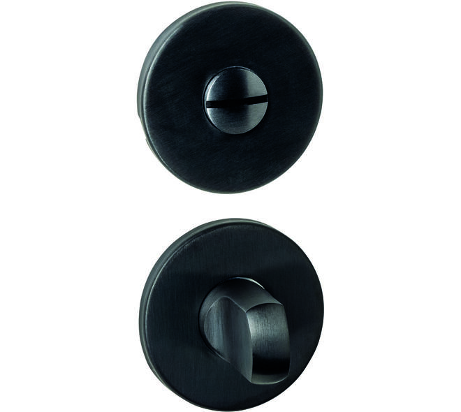 WC-sluiting verdekt ø52x6mm met stift 6-8mm PVD zwart