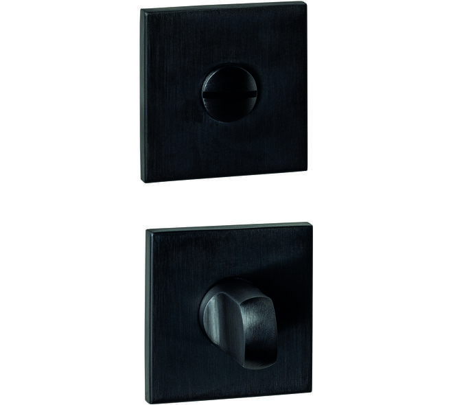 WC-sluiting verdekt 53x53x6mm met stift 6-8mm PVD zwart