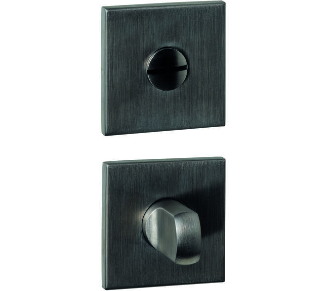 WC-sluiting verdekt 53x53x6mm met stift 6-8mm PVD antraciet