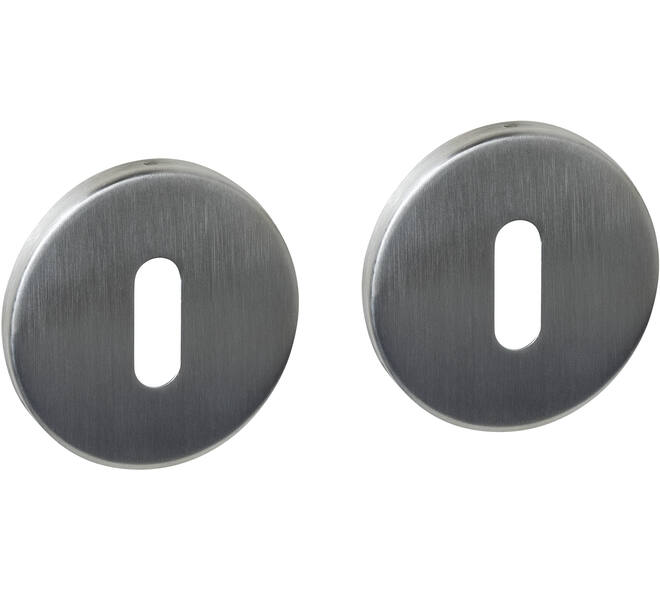 Sleutelrozetten verdekt ø52x6mm rvs