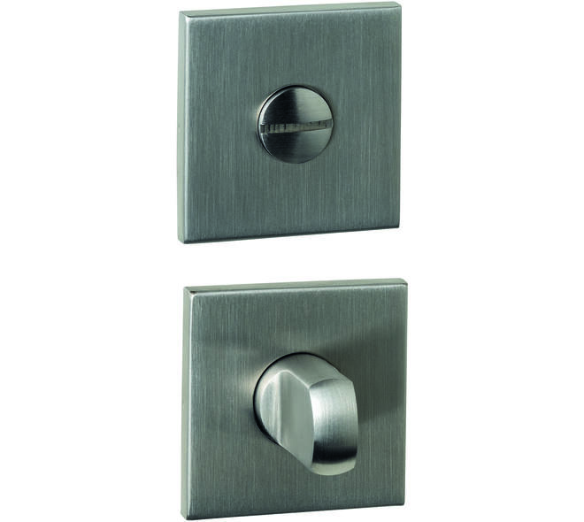 WC-sluiting verdekt 53x53x6mm met stift 6-8mm rvs