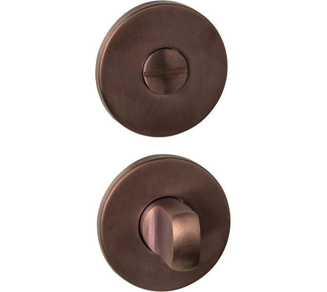 WC-sluiting verdekt ø52x6mm met stift 6-8mm PVD brons