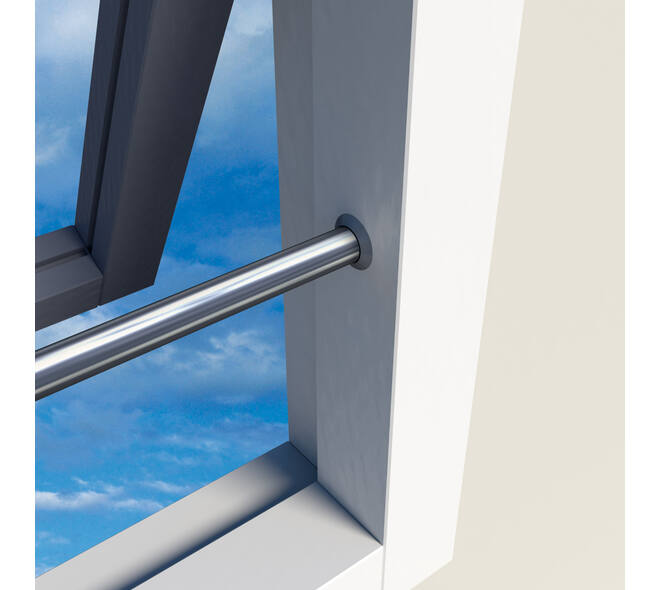 SecuBar Snap RVS in de dag set 99cm