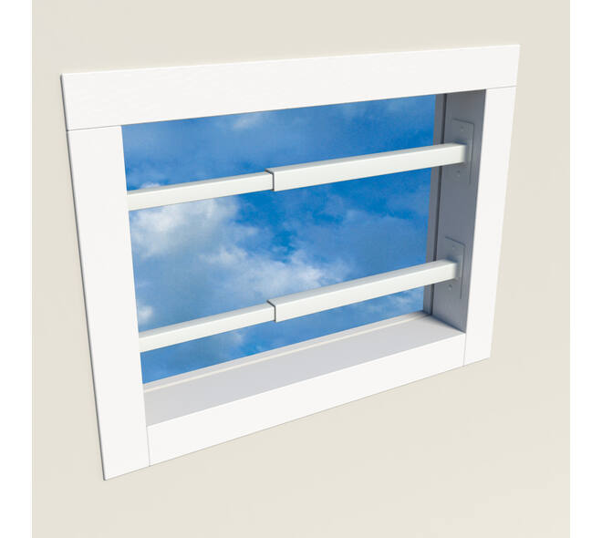 SecuBar Duo 31-55cm wit