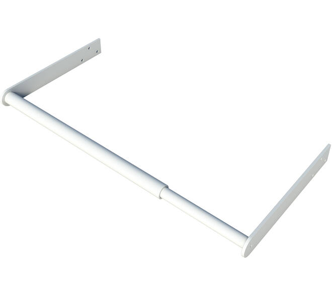 SecuBar Valraambeveiliging set in de dag 90-145cm wit