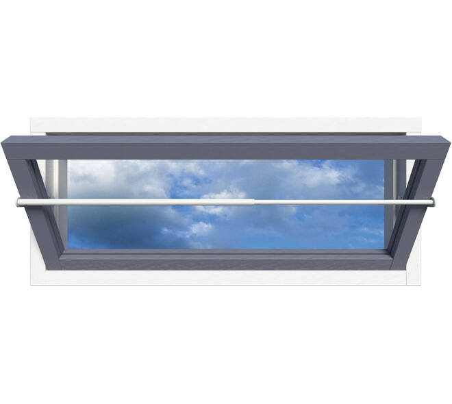 SecuBar Valraambeveiliging set in de dag 90-145cm wit