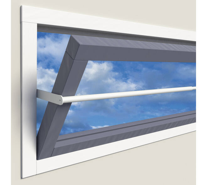 SecuBar Valraambeveiliging set in de dag 90-145cm wit