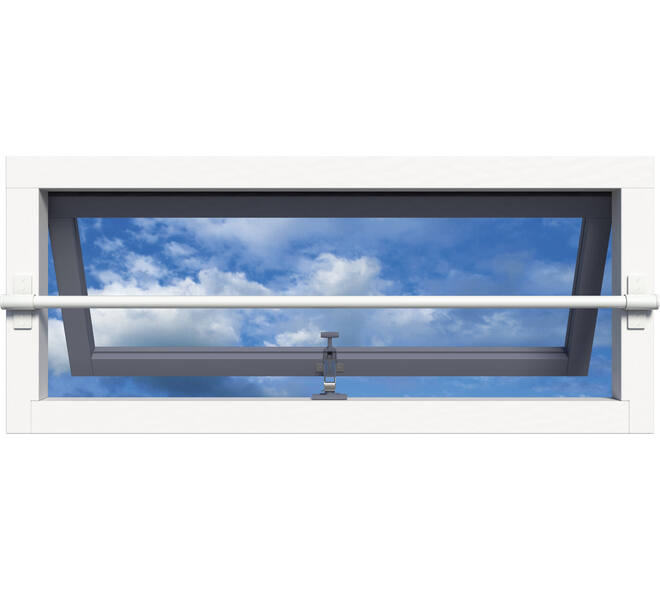 SecuBar Twist Staal set op de dag wit 99cm