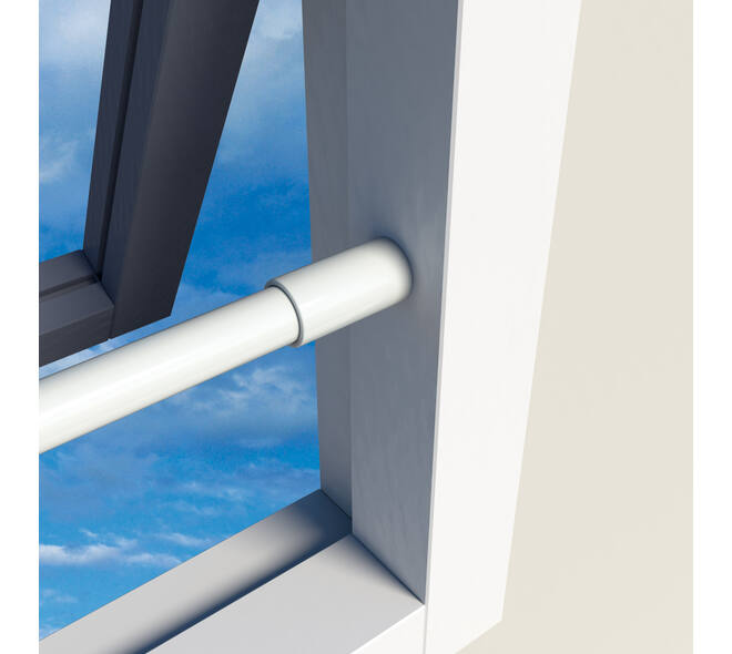 SecuBar Twist Staal Combi set in de dag wit 97cm