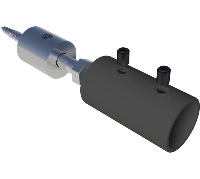 SecuBar Twist Staal Combi set in de dag Blackline 97cm