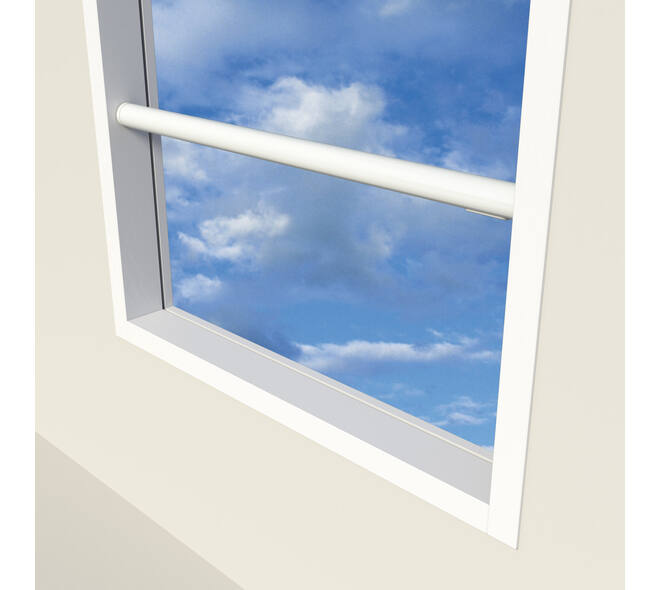 SecuGuard Doorvalbeveiliging  set in de dag wit 129cm