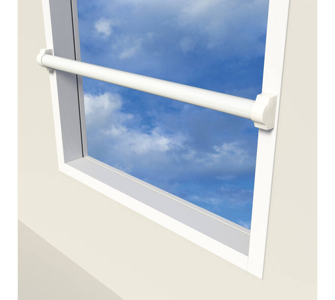 SecuGuard Doorvalbeveiliging  set op de dag wit 129cm