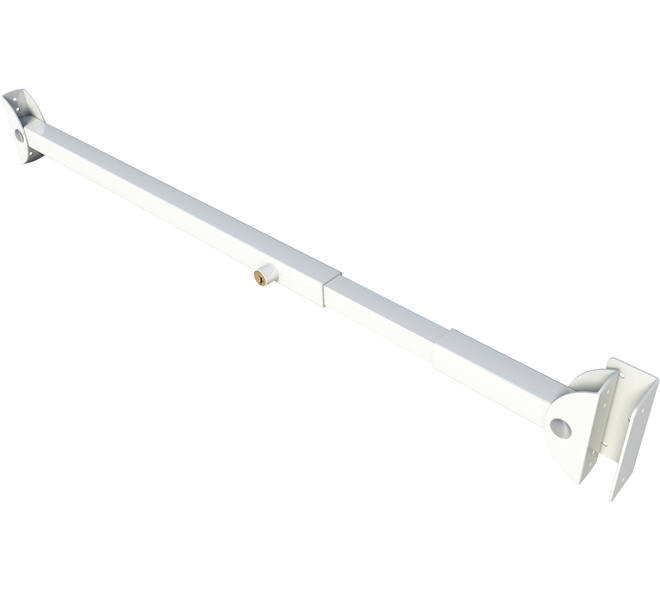 SecuBar Schuifpui Plus wit 112-180cm