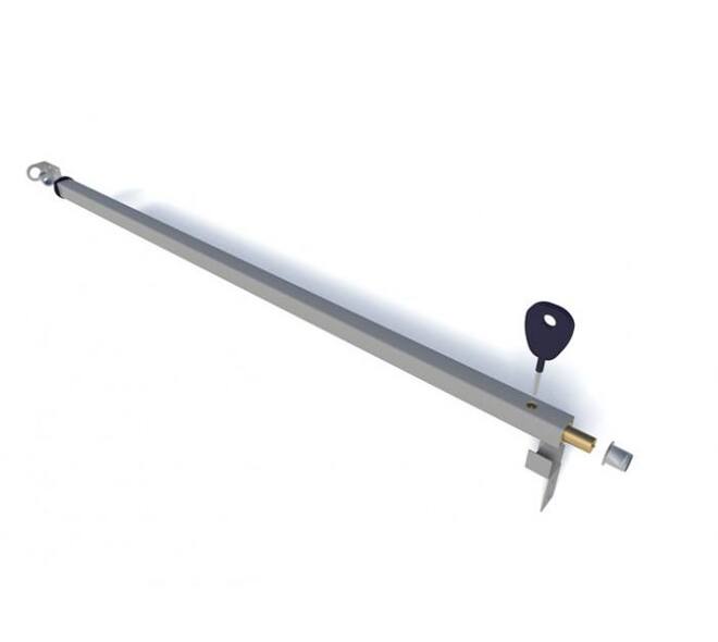 SecuBar Schuifpui Basic Positioneer houder Ral 9006