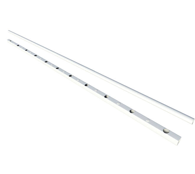 SecuBar Fix & Go 11 spijls set max 2m (rail) x 1m (buis)