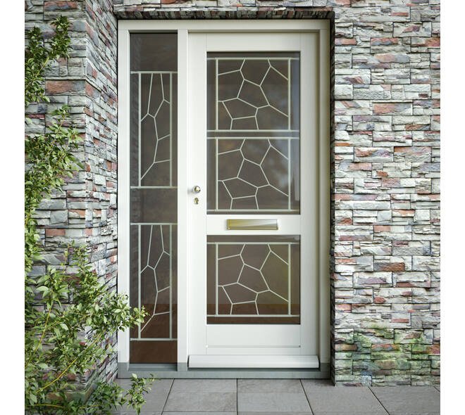 SecuBar Deco 2 op de dag wit 250x825mm