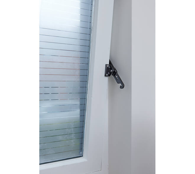 SecuMax Raamuitzetter binnendraaiend Blackline