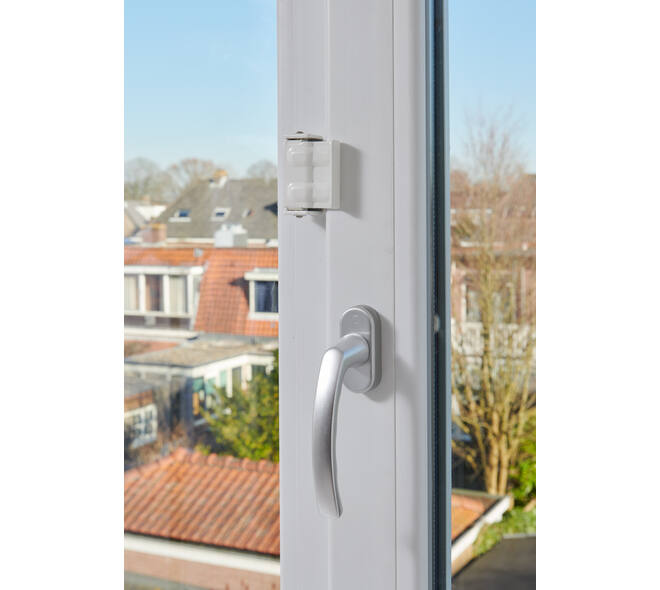 SecuMax Draaikiep raam grendel wit