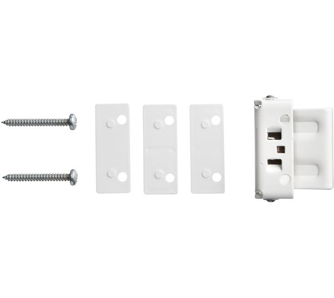 SecuMax Draaikiep raam grendel wit
