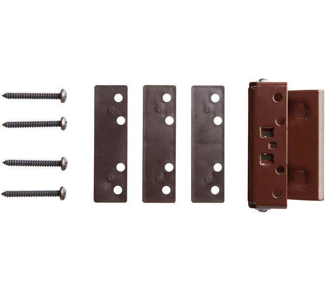 SecuMax Draaikiep raam grendel XL bruin