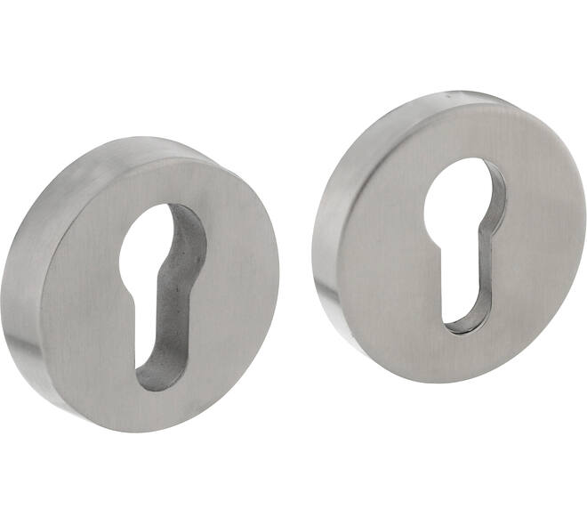 SKG3 veiligheidsrozetten rond verdekt ø52x12mm profielcilindergat PVD titaan mat