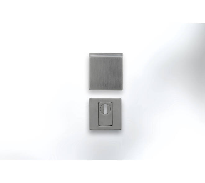 SKG3 veiligheidsrozetten vierkant 54x54x12mm profielcilindergat met kerntrekbeveiliging PVD titaan mat