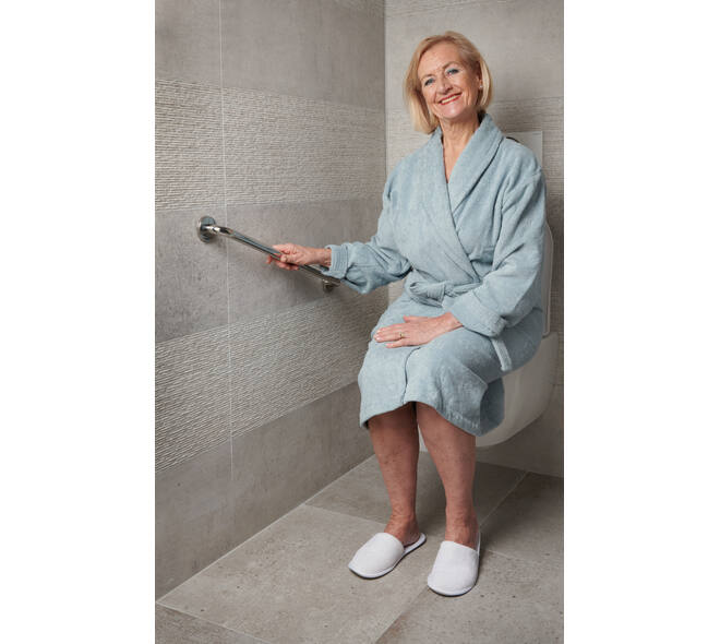 SecuCare Wandbeugel 60cm RVS gepolijst Ø25