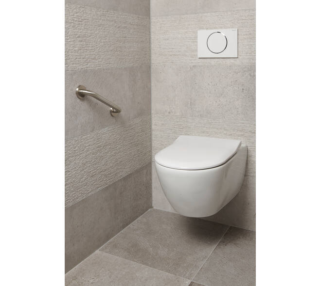 SecuCare Wandbeugel 30cm RVS geborsteld Ø25