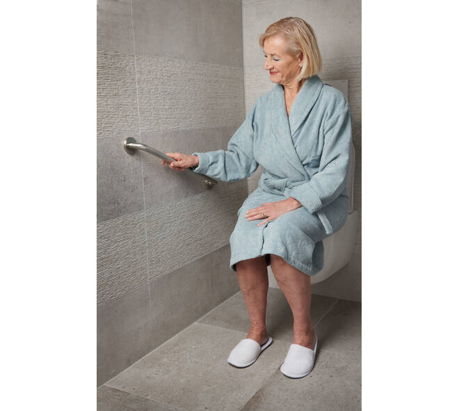 SecuCare Wandbeugel 60cm RVS geborsteld Ø25