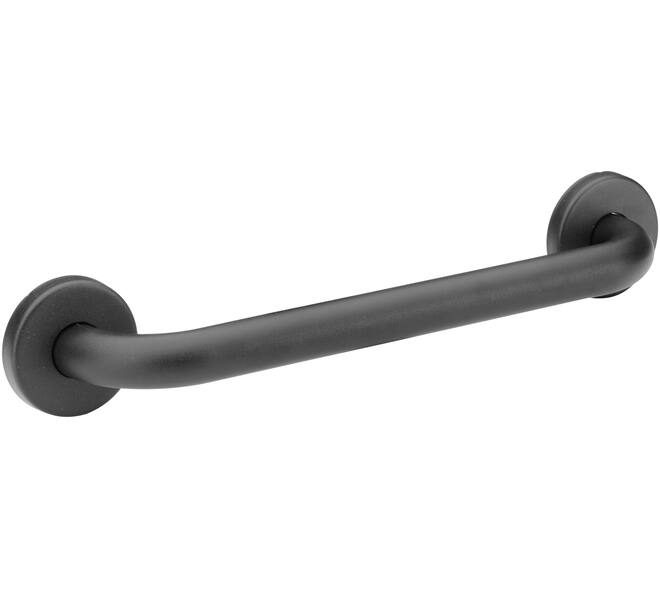 SecuCare Wandbeugel 30cm RVS Ø25 Zwart