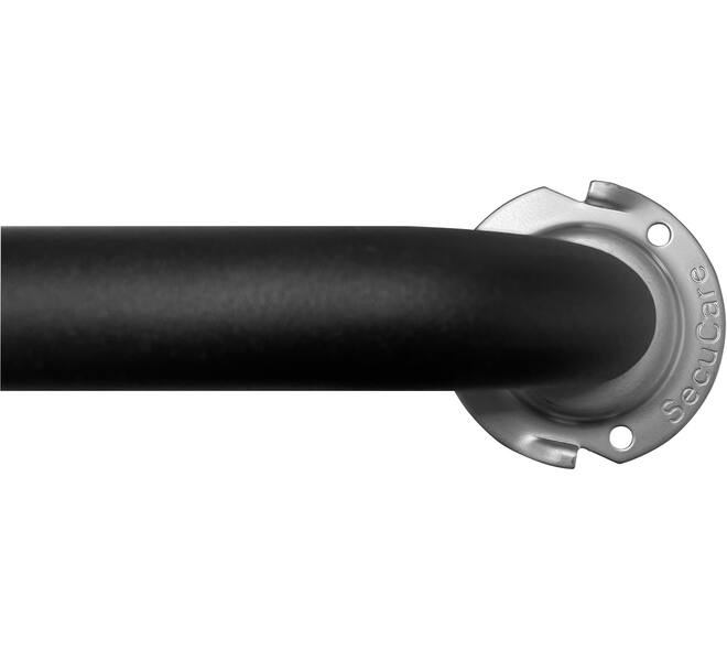 SecuCare Wandbeugel 30cm RVS Ø25 Zwart