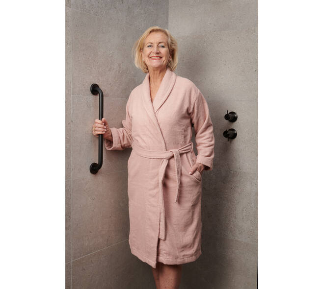 SecuCare Wandbeugel 45cm RVS Ø25 Zwart